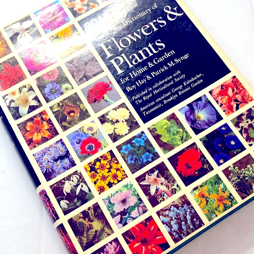 Vintage Flowers Gardeners Reference Book